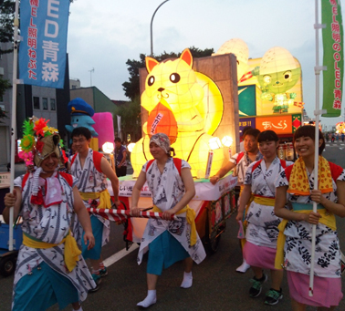 青森ねぶた祭り2016の参加写真